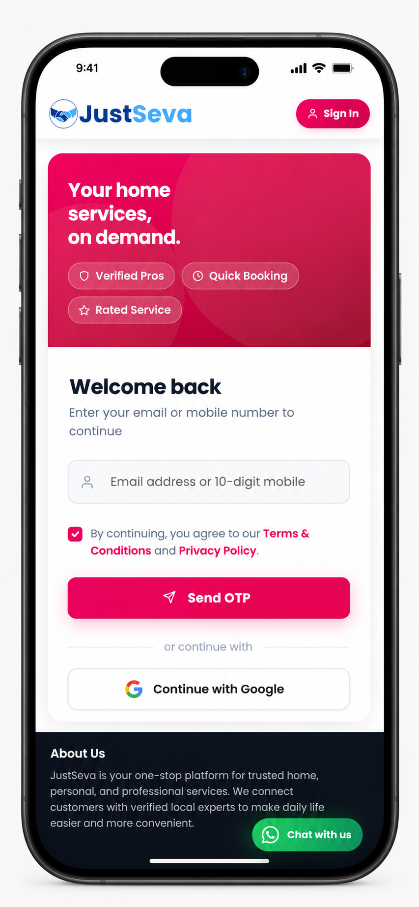 Customer App Preview
